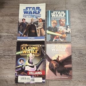 Star Wars The Clone Wars Set of 4 Books
